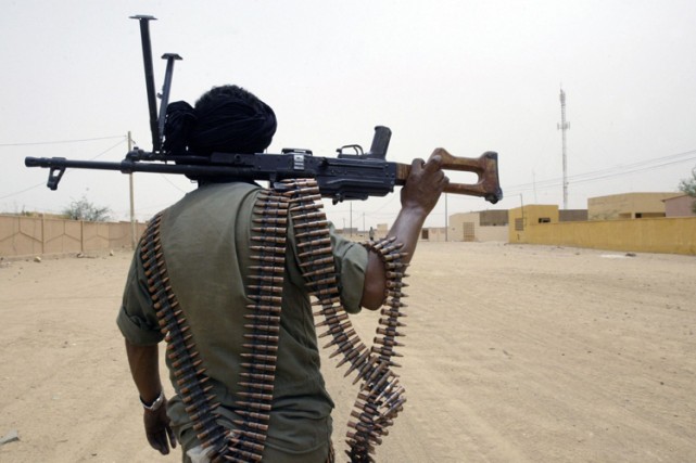 Les mouvements armés touareg se sont installés fin... (Photo: AFP)