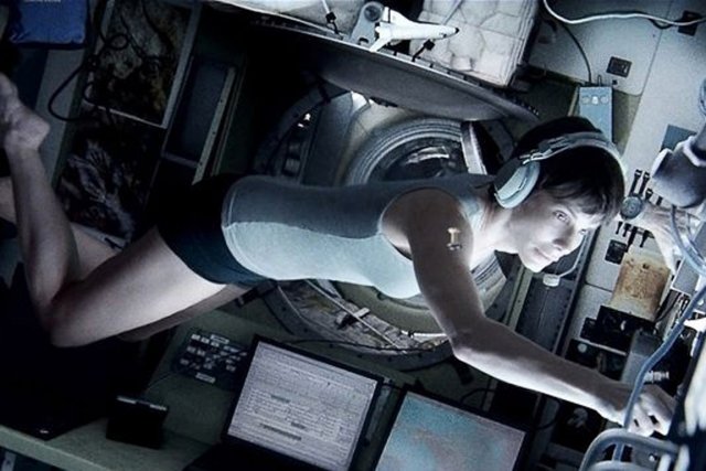 Sandra Bullock dans Gravity, film qui ouvrira le... (PHOTO WARNER BROS)