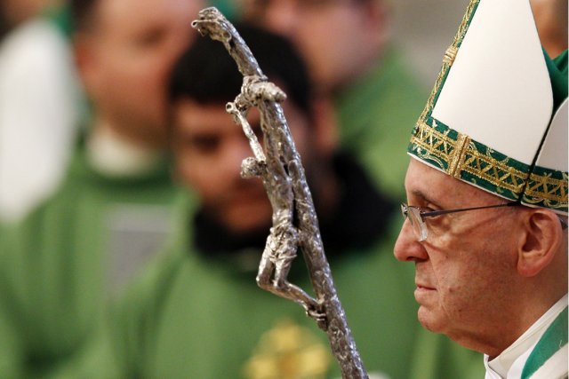 Le pape Françoit a durci le ton face... (PHOTO RICARDO DE LUCA, AP)