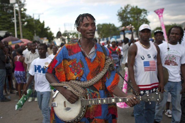 Le carnaval de Port-au-Prince.... (Photo AP)