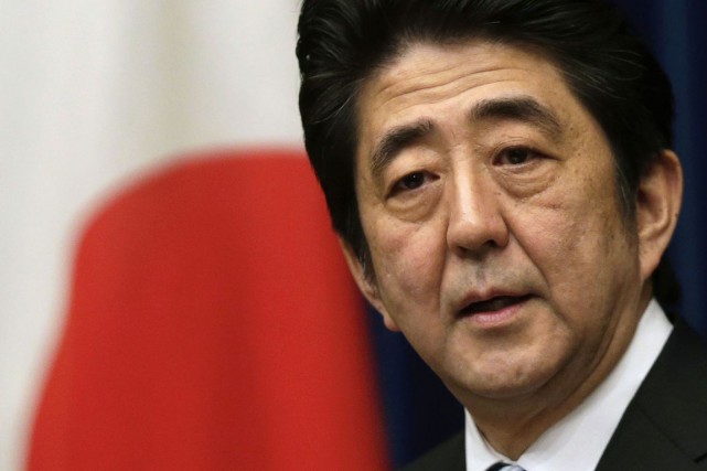 La premier ministre japonais Shinzo Abe.... (PHOTO TORU HANAI, REUTERS)