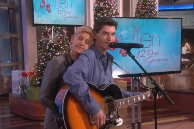 David Thibault au Today Show David Thibault, de Saint-Raymond de Portneuf, était de passage au Ellen... (Image tirée du site montreal.ctvnews.ca)