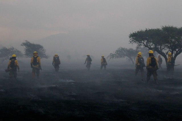 Ces feux, qui ont pris naissance au cours... (Photo Ivan Alvarado, Reuters)