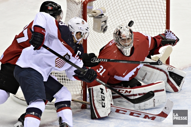 Le Canada blanchit les États-Unis et passe en finale Carey Price a repoussé les 31 tirs des... (Photo Bernard Brault, La Presse)