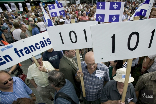 Une tournée contre la francophobie au Canada anglais Le président de la Société Saint-Jean-Baptiste de Montréal... (PHOTO: DAVID BOILY, ARCHIVES LA PRESSE)