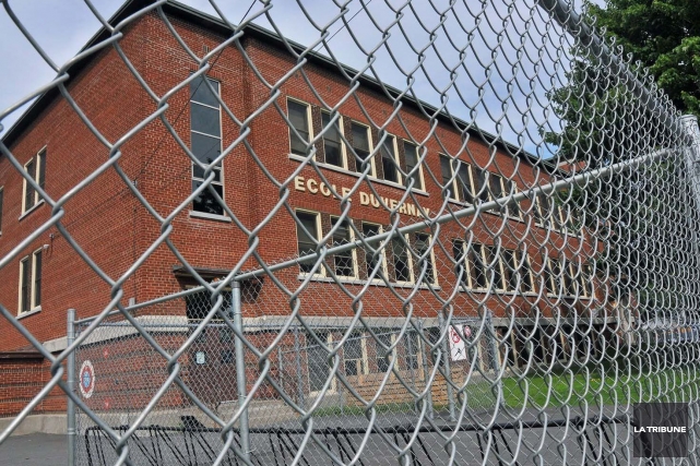 L'école primaire Duvernay de Drummondville.... (La Tribune, Yanick Poisson)