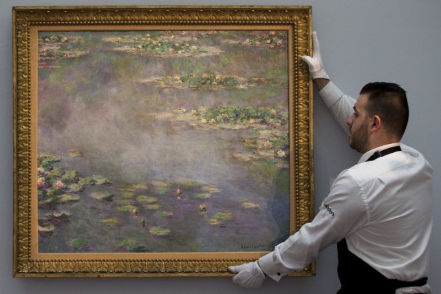 Le tableau peint par Monet en 1906 était... (Photo AFP)