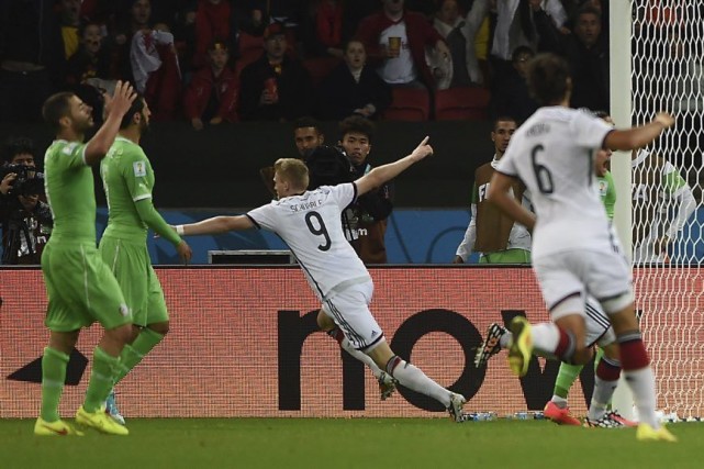 Andre Schuerrle a inscrit l'un des deux buts... (Photo AFP)