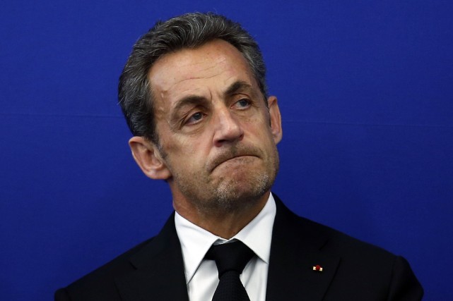 L'ancien président Nicolas Sarkozy a été placé en garde à vue mardi par la... (PHOTO ERIC GAILLARD, REUTERS)