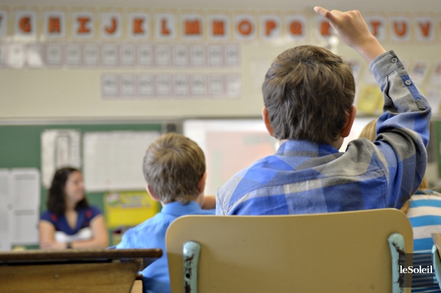 Le nombre d'élèves par classe doit augmenter, suggère un professeur Cette mesure permettrait de libérer «quelques dizaines de... (Photothèque Le Soleil, Erick Labbé)