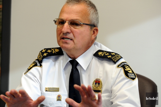 Plainte d'un manifestant du printemps érable: le directeur du SPVQ blanchi Le plaignant soutenait que, par ses propos, le... (Photothèque Le Soleil, Jean-Marie Villeneuve)