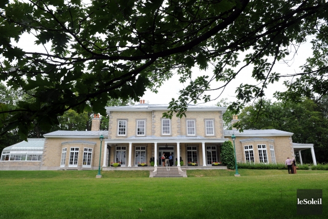 Projet d'aménagement de sentier aux grands domaines de Sillery «Au Domaine Cataraqui (photo), on a un de... (Photothèque Le Soleil, Erick Labbé)