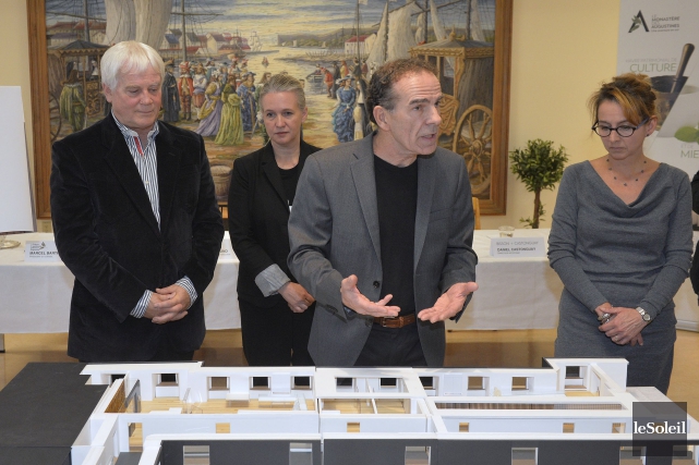 Musée des Augustines: un fil d'Ariane à travers le monastère Les concepteurs ont dévoilé la maquette où la... (Le Soleil, Pascal Ratthé)
