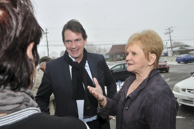 Pierre Karl Péladeau était l'invité de l'assemblée générale... (Émilie O'Connor)