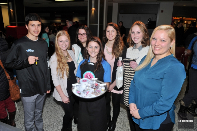 Quatre écoles avec les Jeunes entreprises Le lancement de Jeunes entreprises a été fait... (Photo: Émilie O'Connor, Le Nouvelliste)
