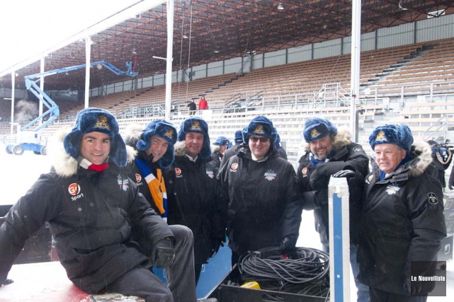 Classique hivernale: les préparatifs s'amorcent! Sur la photo, on aperçoit Michaël Allaire et... (Photo: Sylvain Mayer, Le Nouvelliste)
