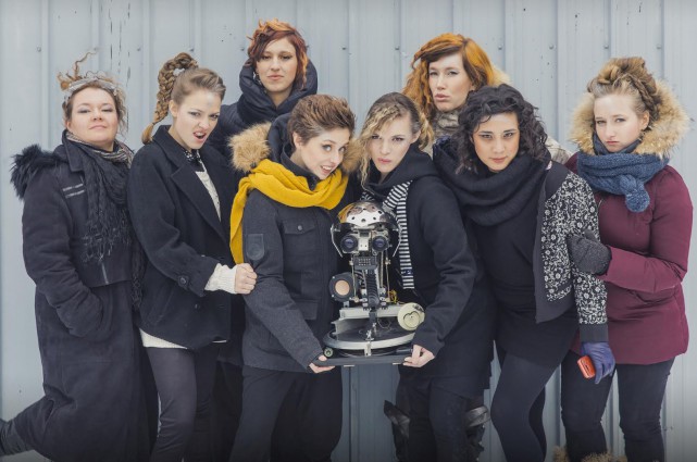 La Revengeance des Duchesses de retour Catherine Ferland (Duberger-Les-Saules), Andréanne Wahlman (Saint-Sauveur), Isabelle Cormier... (Photo Hélène Bouffard)