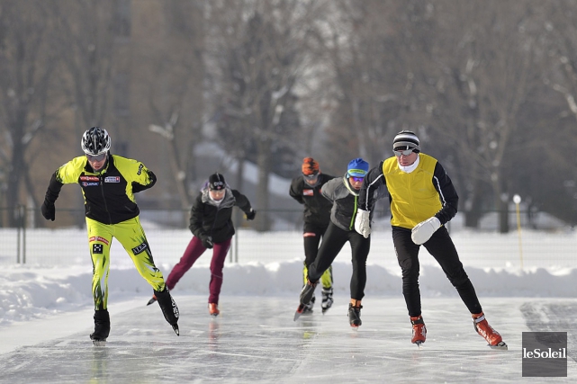 Ascension un peu trop fulgurante pour le triathlon d'hiver La deuxième épreuve de triathlon d'hiver nouveau genre... (Le Soleil, Patrice Laroche)