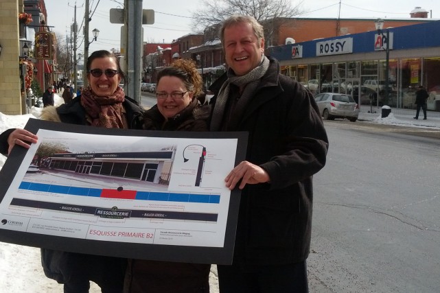 La Ressourcerie veut faire sa place à Magog On a tenu une conférence de presse annonçant... (Photo fournie)