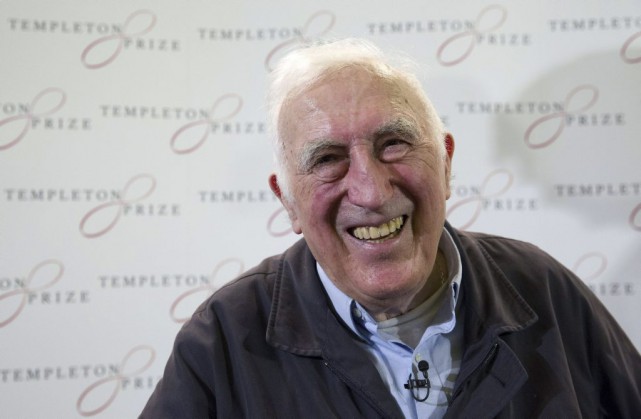 L'humaniste Jean Vanier reçoit le prix Templeton Jean Vanier... (PHOTO JUSTIN TALLIS, AGENCE FRANCE-PRESSE)