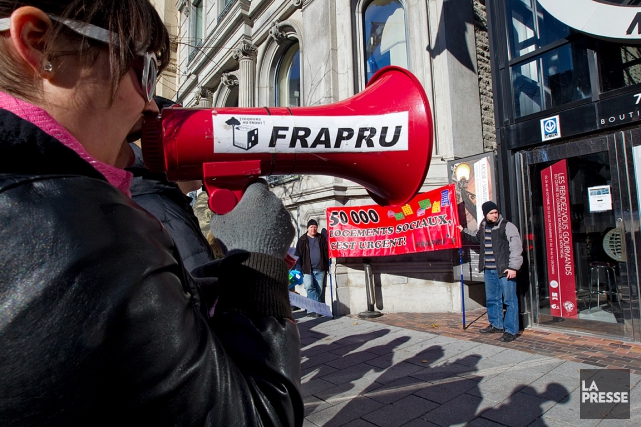 Logement et itinérance: le FRAPRU accorde la pire note aux conservateurs Le FRAPRU revendique que le Parti libéral s'engage... (PHOTO ALAIN ROBERGE, ARCHIVES LA PRESSE)