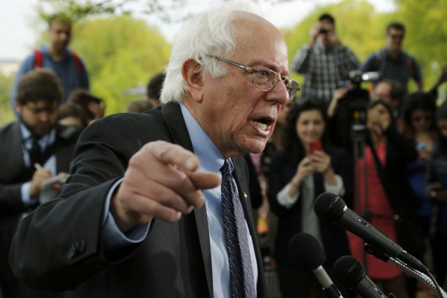 Bernie Sanders, 73 ans, se décrit comme un... (PHOTO JONATHAN ERNST, REUTERS)