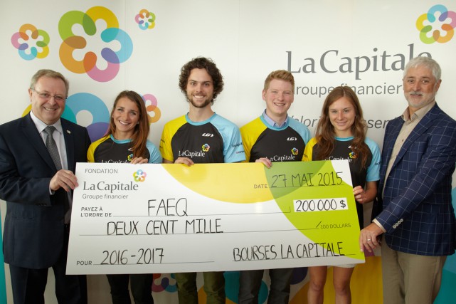 Fondation de l'athlète d'excellence: 70 000 $ remis à 21 athlètes René Rouleau, président du conseil d'administration et chef...