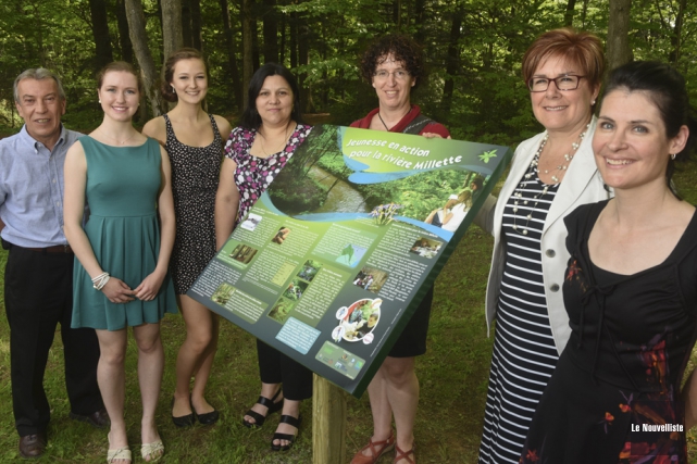 La rivière Milette est entre bonnes mains André Verrette, spécialiste du développement durable (volet social)... (Photo: François Gervais, Le Nouvelliste)