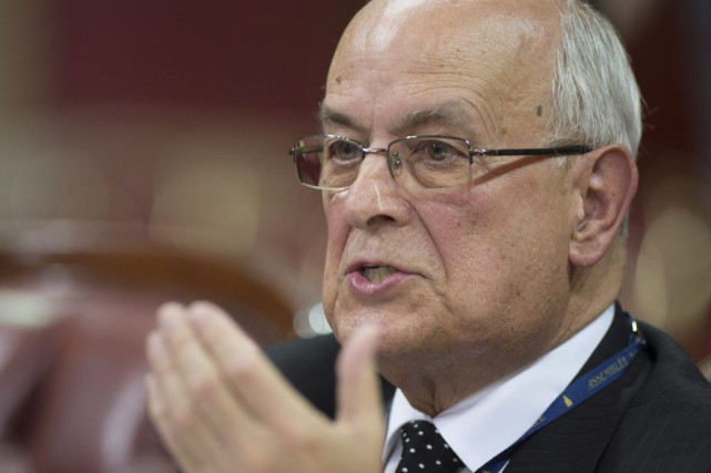 «Pas question» de démissionner, dit le jurisconsulte Claude Bisson Au cours des derniers jours, Pierre Karl Péladeau... (PHOTO JACQUES BOISSINOT, ARCHIVES LA PRESSE CANADIENNE)