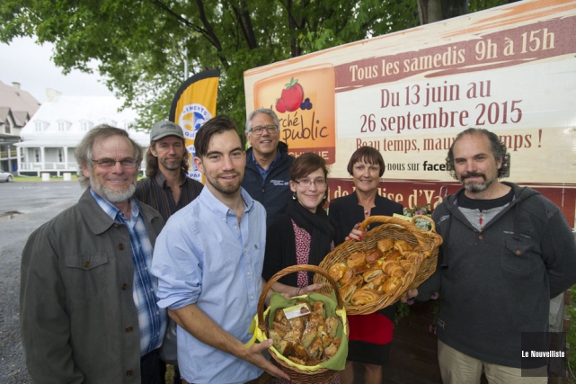 Marché public de Yamachiche: déjà une cinquième saison Sur la photo: Michel Isabelle, maire de Yamachiche,... (Photo: Stéphane Lessard, Le Nouvelliste)