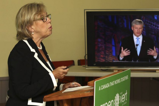 Elizabeth May «horrifiée» par la position de Gilles Duceppe sur le niqab À la veille du débat des chefs -... (Archives La Presse Canadienne)