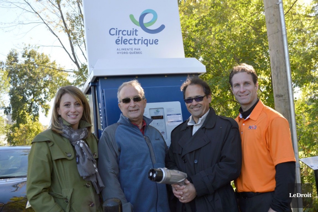 Le Circuit électrique passe par Montebello France Lampron, directrice de l'électrification des transports chez... (Benoit Sabourin, LeDroit)