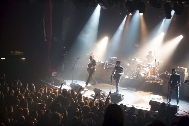 Eagles of Death Metal se dit «horrifié» par les attentats de Paris De retour au États-Unis, les membres de Eagles... (AFP, Marion Ruszniewski)