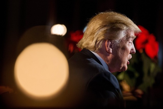 Une pétition pour empêcher l'entrée de Donald Trump au Royaume-Uni Une pétition a également été lancée sur le... (PHOTO ANDREW HARNIK, ARCHIVES AP)
