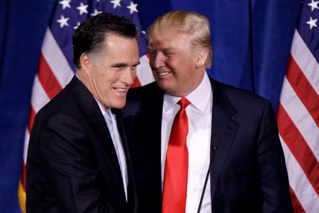 Mitt Romney, qui a obtenu l'appui de Donald... (ARCHIVES AP)