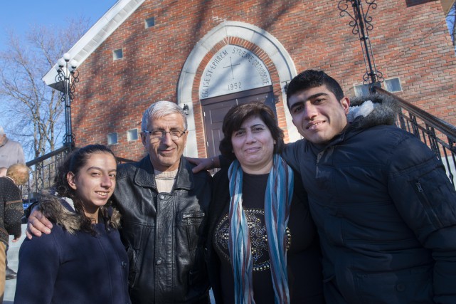 Sherbrooke terre d'accueil pour une première famille de réfugiés syriens La famille Danho, d'origine syrienne, est arrivée à... (Spectre Média, Julien Chamberland)