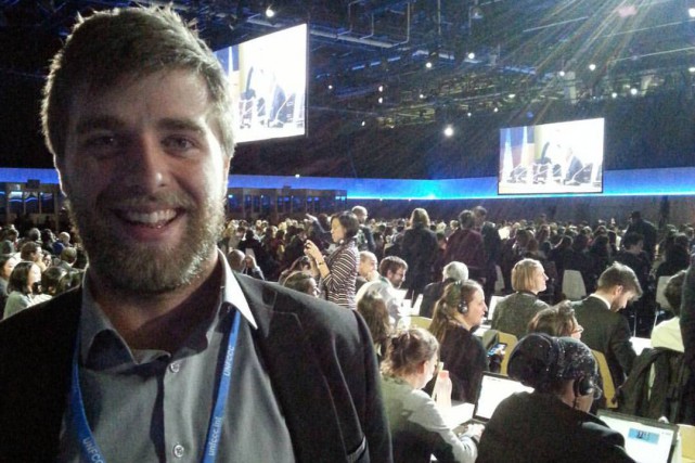 Un étudiant de l'UdeS au COP21: «L'événement d'une vie» Guillaume Rivest croit que les négociations ont été... (Tirée de Facebook)