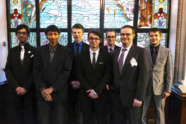 Forum étudiant: Bonnardel félicite les participants Le député de Granby François Bonnardel se réjouit... (Collection Assemblée nationale du Québec)