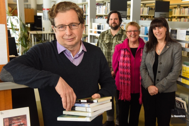 Cinquième saison des Midis littéraires Sur la photo, on peut voir Gilles Toupin,... (François Gervais, Le Nouvelliste)