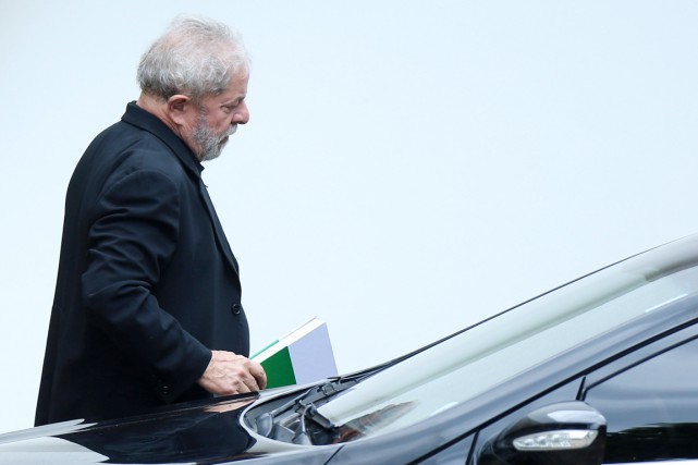 L'ancien président Luiz Inácio Lula da Silva à... (PHOTO ADRIANO MACHADO, REUTERS)