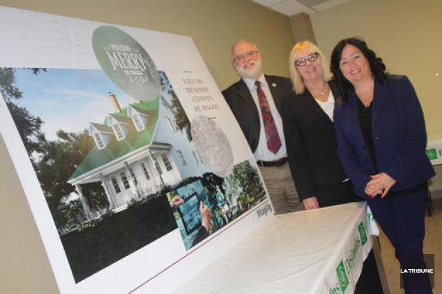 La Caisse du Lac-Memphrémagog offre 125 000 $ pour la maison Merry La présidente de la Caisse du Lac-Memphrémagog, Danielle... (La Tribune, Jean-François Gagnon)