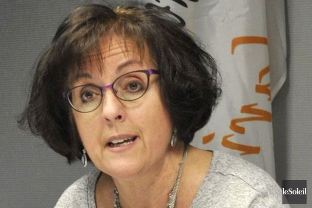 Ann Gingras, présidente du Conseil central de Québec-Chaudières-Appalaches... (Photothèque Le Soleil)