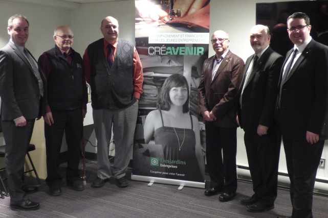 Le programme Créavenir renouvelé Luc Girard, directeur général de la Caisse Desjardins... (Photo courtoisie)