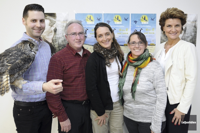 Plaisir garanti au Festival de la bernache Le président d'honneur du festival, Carl Tremblay, le... (Photo Le Quotidien, Mariane L. St-Gelais)