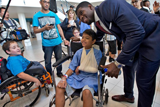 Lourde perte pour l'Hôpital de Montréal pour enfants En septembre dernier, l'ex-défenseur-vedette du Canadien de Montréal... (Photo Patrick Sanfaçon, Archives La Presse)