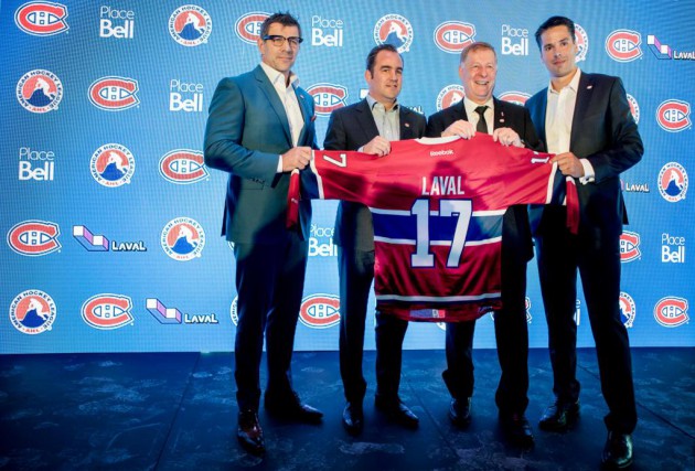 Club-école du Canadien: un nom à choisir parmi ces 12 propositions Il y a deux semaines, en compagnie du... (PHOTO MARCO CAMPANOZZI, LA PRESSE)