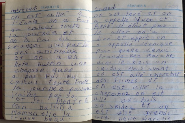 Les pages de mon journal intime 5 février: Remarquez que j'aimais déjà beaucoup le...