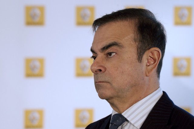 FRANCE-ECONOMY-AUTOMOBILE-RENAULT-GHOSN-FILES Le salaire du président de l'Alliance Renault-Nissan Carlos... (photo AFP)