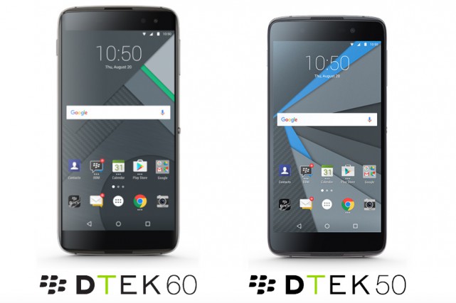 BlackBerry lance son téléphone DTEK60 Le DTEK60, qui se vend au coût de... (fournie par BlackBerry)