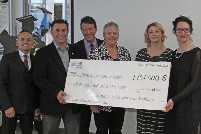 Première campagne majeure de financement pour la Fondation du Cégep Yvan O'Connor, directeur général du Cégep de Granby,... (fournie par le Cégep de Granby)